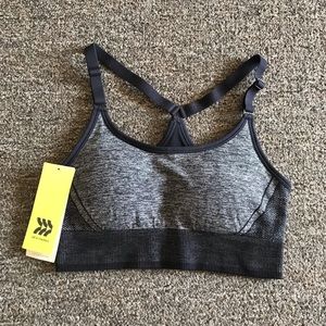 All in Motion sports bra target large gray NWT